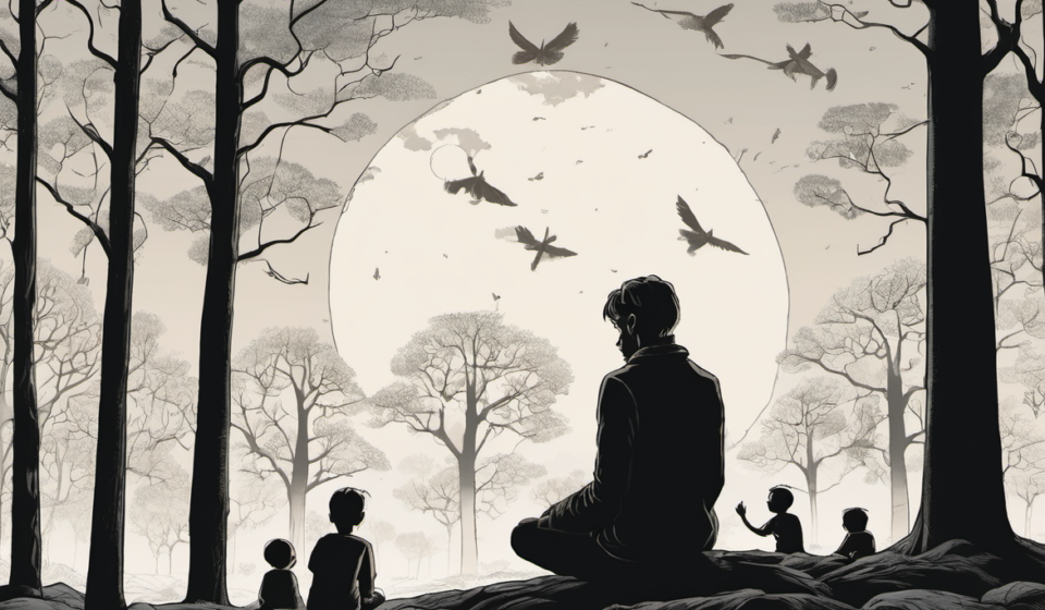 Patrick Clancy Claims He Still Talks to His Deceased Children — AI-generated editorial illustration
