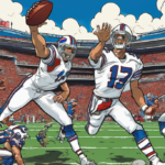 Bills’ Dominant Win Over Lions Signals Super Bowl Potential — AI-generated editorial illustration