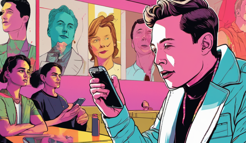 Clavicular Reveals the Celebrity He Most Wants to Meet — AI-generated editorial illustration