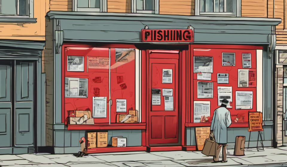 119,000 Fake Shopping Sites Threaten Credit Card Security — AI-generated editorial illustration