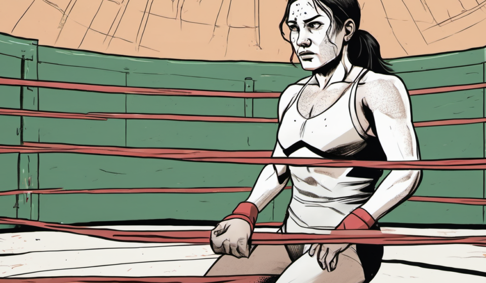 Chelsea Green’s Broken Orbital Bone: A Turning Point in Her WWE Title Run — AI-generated editorial illustration