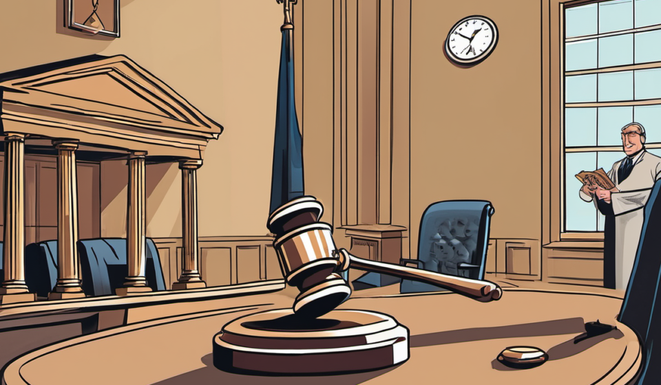 Judge Sullivan’s Dual Role Raises Questions in Clancy and Sanders Cases — AI-generated editorial illustration