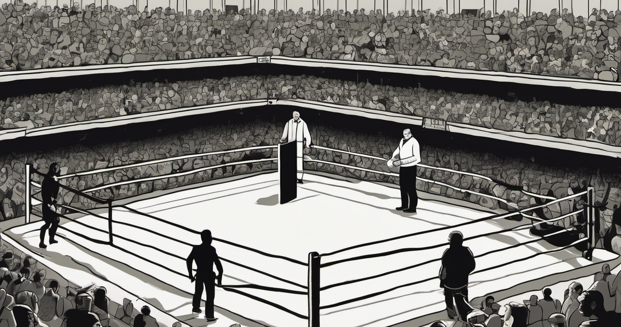 Jake Hager’s Eye Injury Highlights Tough Losses at Power Slap — AI-generated editorial illustration