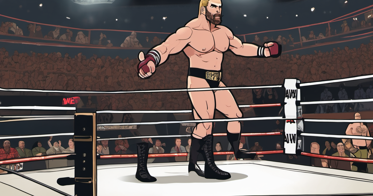 Swerve Strickland Calls MJF’s Finisher a Rip-Off — AI-generated editorial illustration