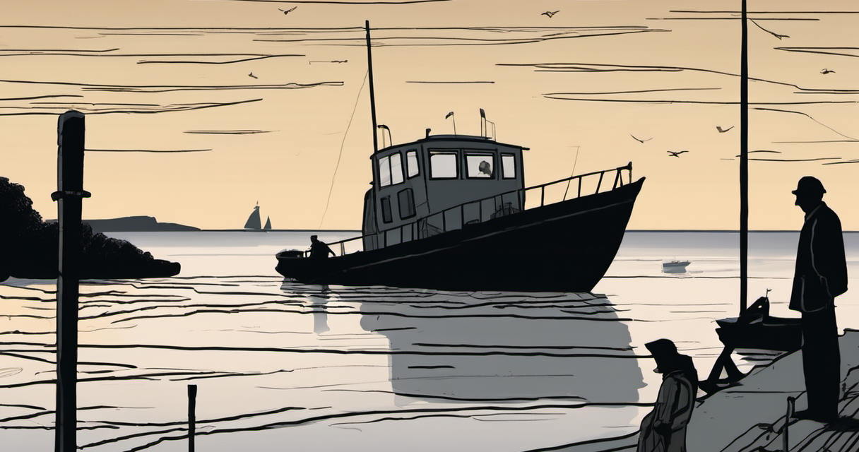 Ex-Budget Official Fleeing U.S. Faces 10-Year Prison Sentence — AI-generated editorial illustration