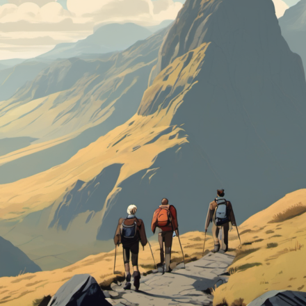 New Trailer for ‘The North’: Two Friends Trek Through Scotland’s Highlands — AI-generated editorial illustration
