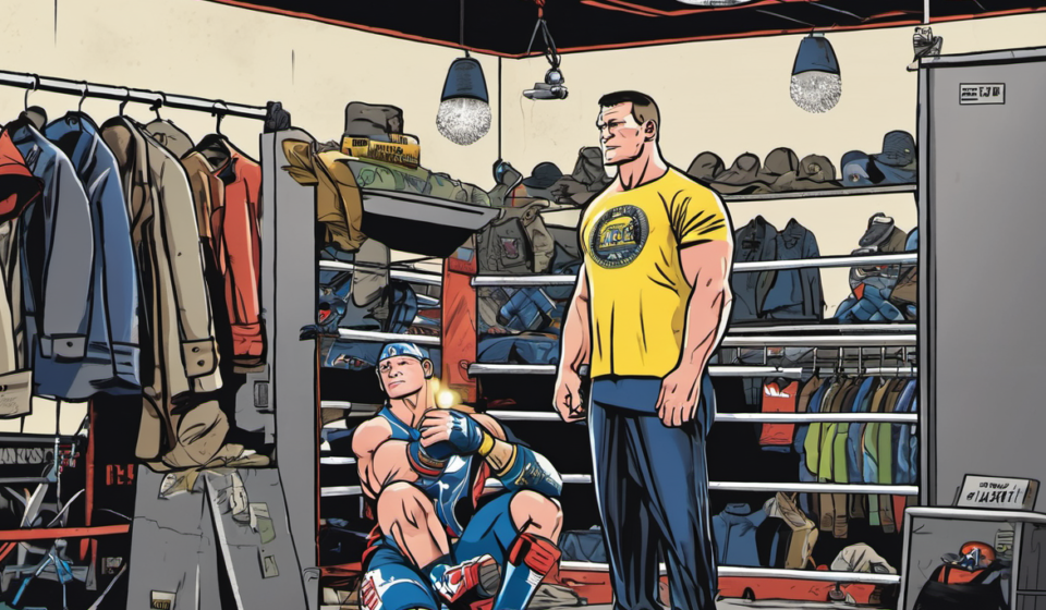 John Cena First Praised Mason Rook Before His WWE Rise — AI-generated editorial illustration