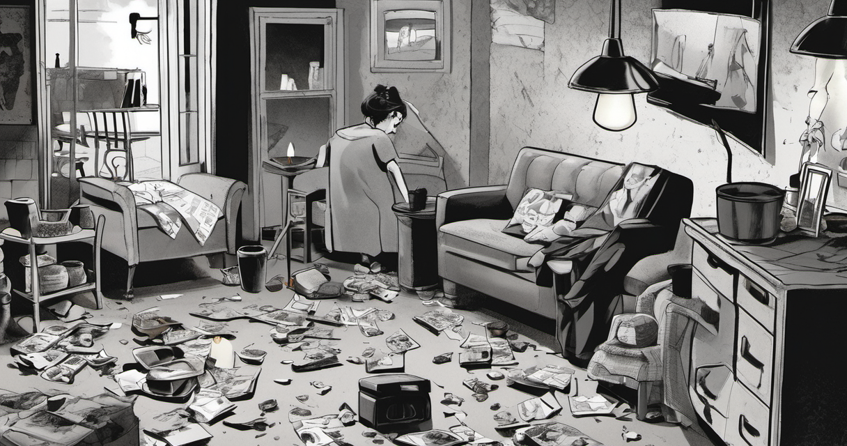 Philadelphia Home Search Reveals Ashtrays, Images of 7 Missing Women — AI-generated editorial illustration