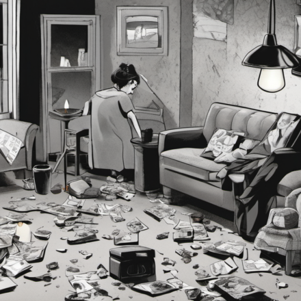 Philadelphia Home Search Reveals Ashtrays, Images of 7 Missing Women — AI-generated editorial illustration