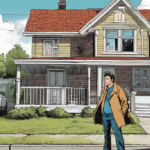 Mortgage Rates Near 7%: Homebuyers Feel the Pressure — AI-generated editorial illustration