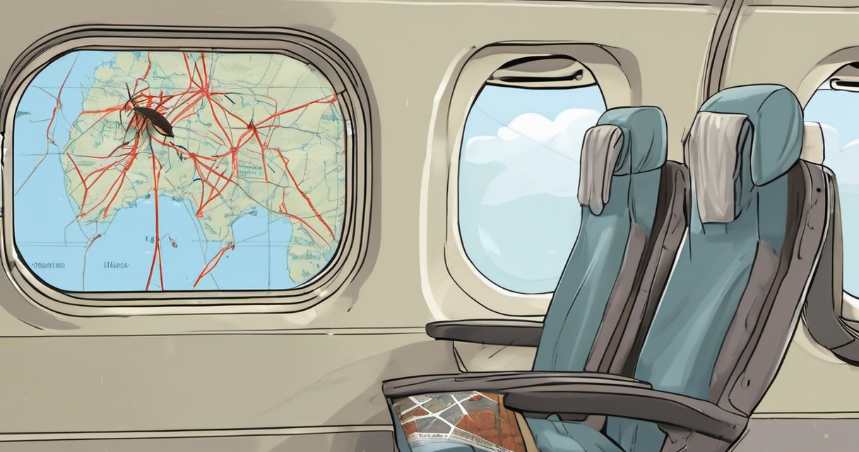 Three Fatalities Linked to ‘Airport Malaria’ Mosquito on German Flight — AI-generated editorial illustration