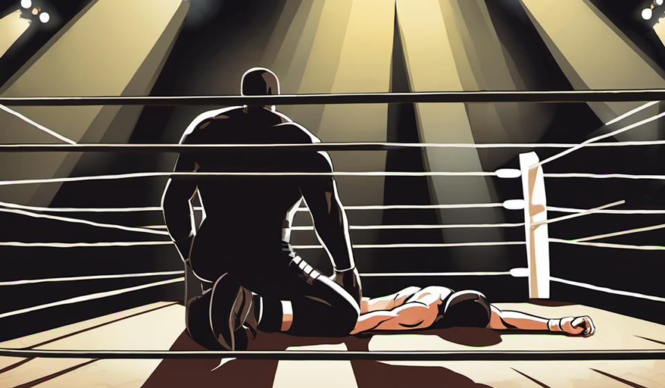 Jake Hager Undergoes Emergency Eye Surgery After Power Slap Injury — AI-generated editorial illustration