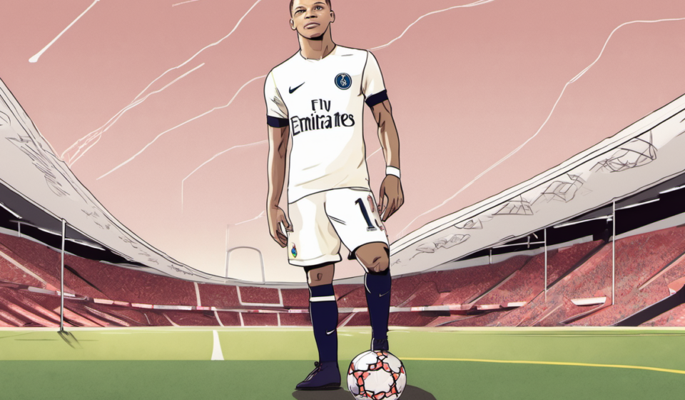 Mbappé Switches From Nike to On: A New Era for the French Star — AI-generated editorial illustration