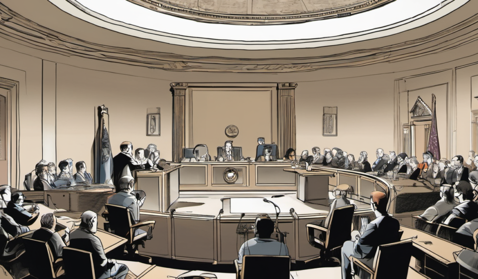 Senators Call Flock CEO and Rivals to Testify on AI Camera Privacy — AI-generated editorial illustration