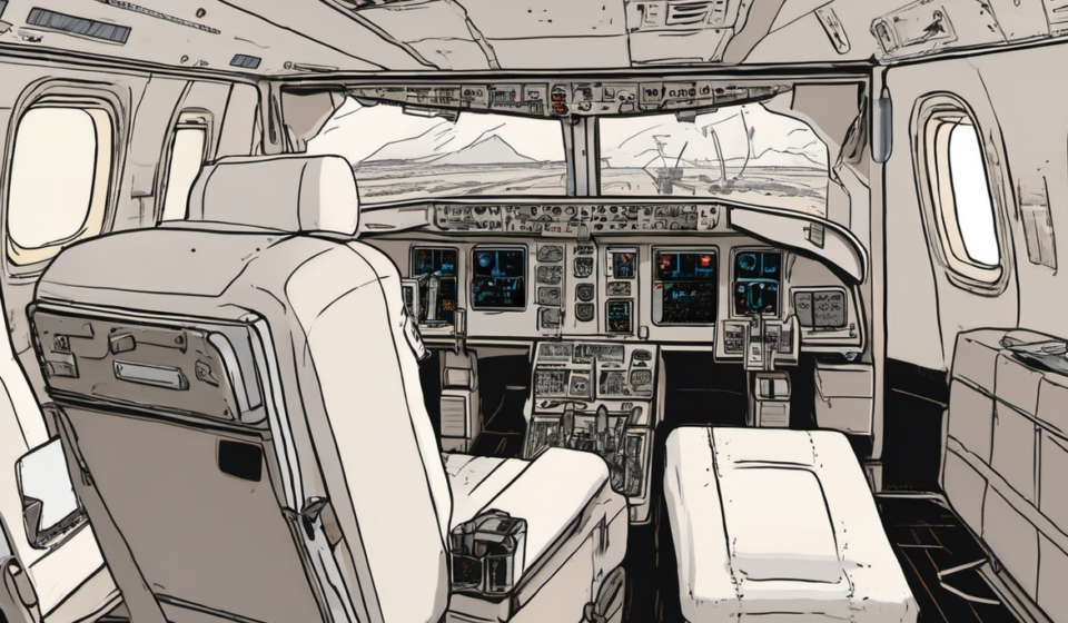 Power Bank Fire on Amsterdam‑Curacao Flight Leaves Plane Charred — AI-generated editorial illustration