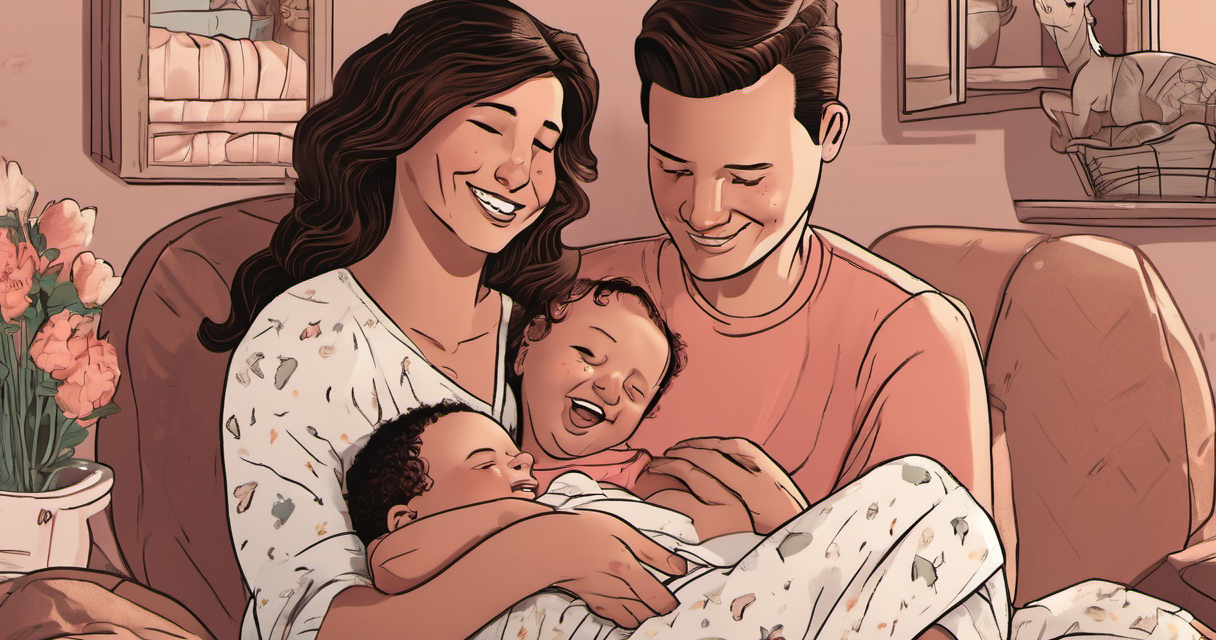 Millie Bobby Brown and Jake Bongiovi Expand Family with Adopted Baby — AI-generated editorial illustration