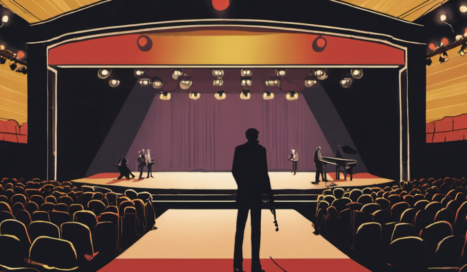 Ed Sheeran Removes Opening Acts After Macklemore Exit — AI-generated editorial illustration