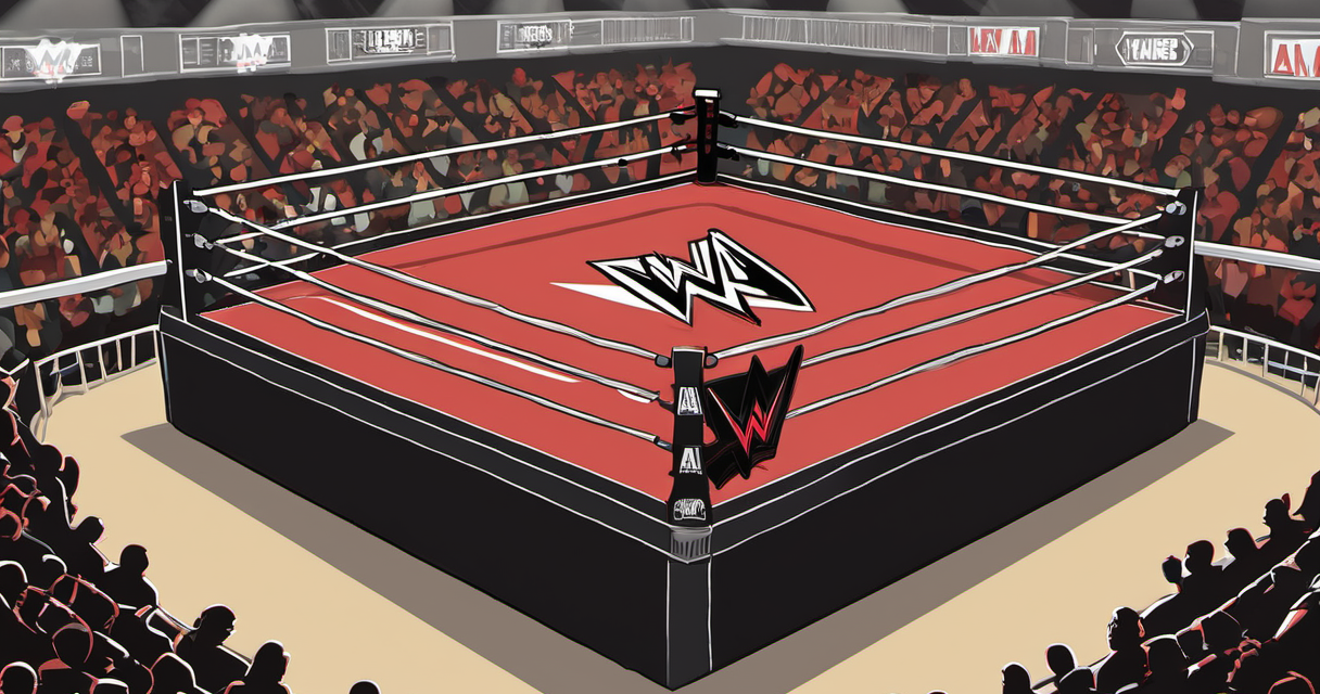 WWE‑TNA Alliance Fails to Undermine AEW, Says Report — AI-generated editorial illustration