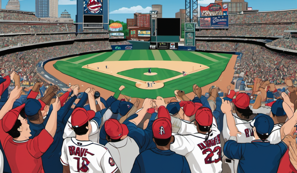 Braves Secure 8th Playoff Spot in 9 Years with Victory Over Astros — AI-generated editorial illustration