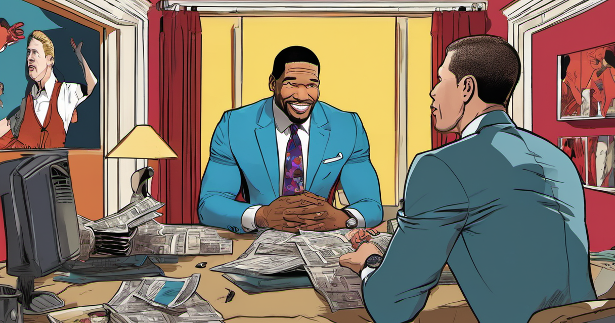 Michael Strahan Reveals the Thrilling Strip Scene in "Magic Mike XXL" — AI-generated editorial illustration