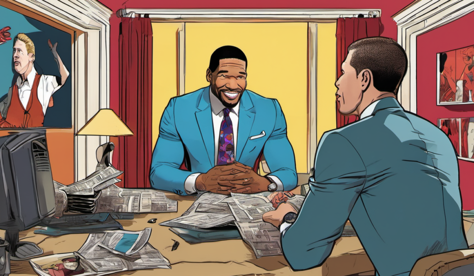 Michael Strahan Reveals the Thrilling Strip Scene in "Magic Mike XXL" — AI-generated editorial illustration
