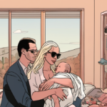 Lady Gaga and Michael Polansky Welcome Daughter Rose via Surrogate — AI-generated editorial illustration