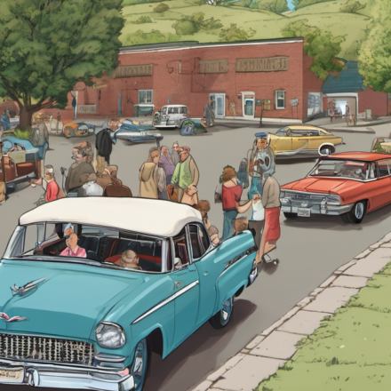 James Wehr’s Family Plans Memorial at Popular Car Meetup — AI-generated editorial illustration
