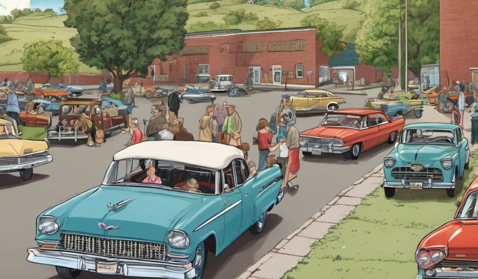 James Wehr’s Family Plans Memorial at Popular Car Meetup — AI-generated editorial illustration