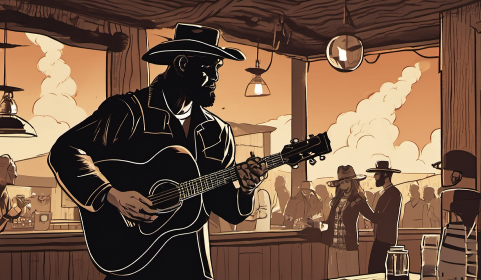 Orville Peck Reveals He Kicked It With a Raiders Star in New Song — AI-generated editorial illustration