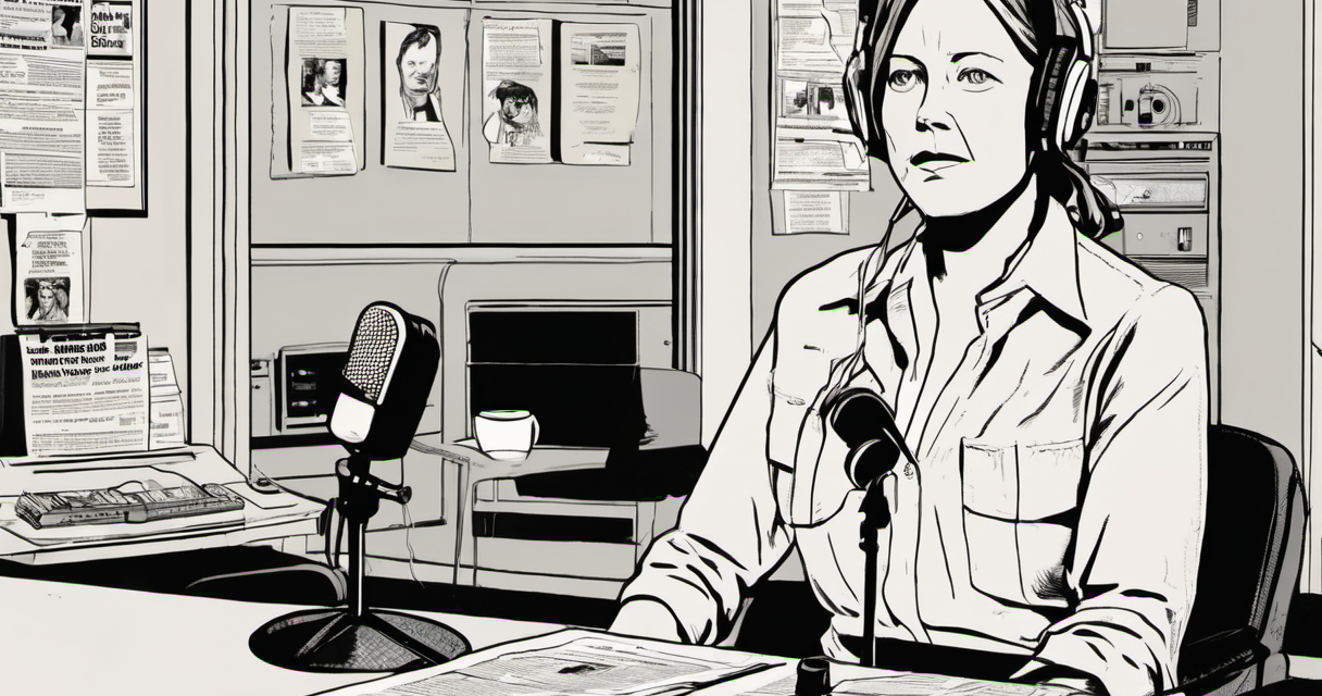 John Hinckley Jr. Launches Podcast, Aims to Interview Jodie Foster — AI-generated editorial illustration