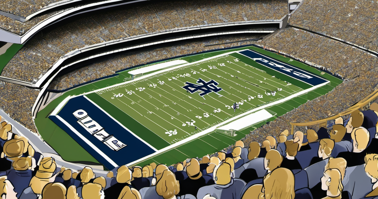 2026 College Football Playoff Odds: Irish Lead, Big Ten Falters — AI-generated editorial illustration