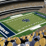 2026 College Football Playoff Odds: Irish Lead, Big Ten Falters — AI-generated editorial illustration
