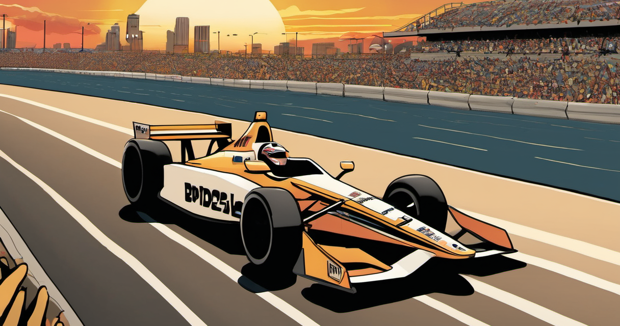 IndyCar 2026: James Hinchcliffe’s Historic Season and the Road Ahead — AI-generated editorial illustration