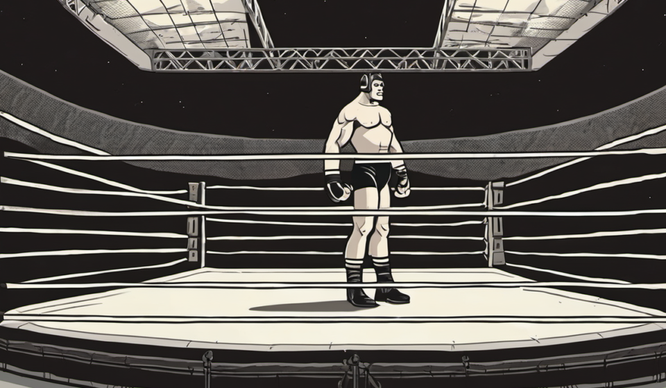 Tony Schiavone Reveals Sting‑Inspired Intro Behind Steven Borden — AI-generated editorial illustration
