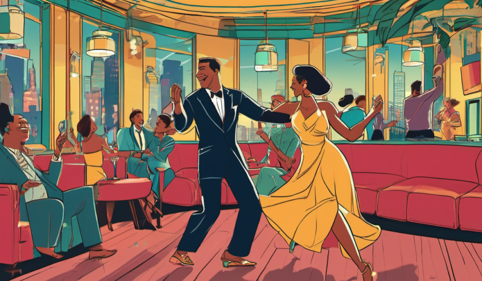 Eniko Hart’s Sultry Lap Dance Sparks Viral Video — AI-generated editorial illustration