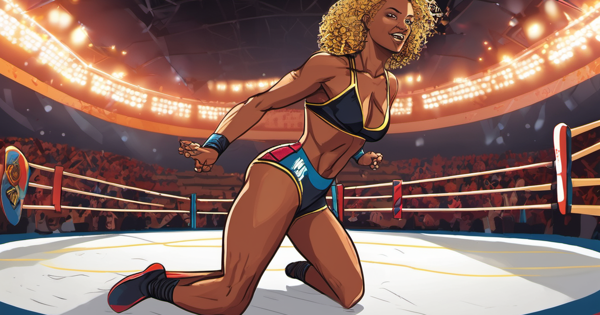 Elayna Black Finds New Passion for Wrestling After Hiatus — AI-generated editorial illustration