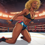 Elayna Black Finds New Passion for Wrestling After Hiatus — AI-generated editorial illustration