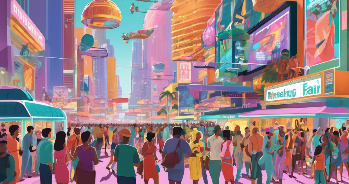 WIRED World Fair in Miami: One Day of Live Tech Innovation — AI-generated editorial illustration