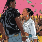 A$AP Rocky Turns Copenhagen Concert Into Family Surprise — AI-generated editorial illustration