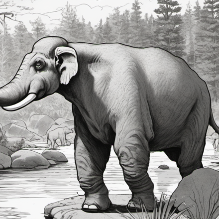 Mastodon Molar Unearthed in San Mateo Creek Sparks Rare Paleontological Find — AI-generated editorial illustration
