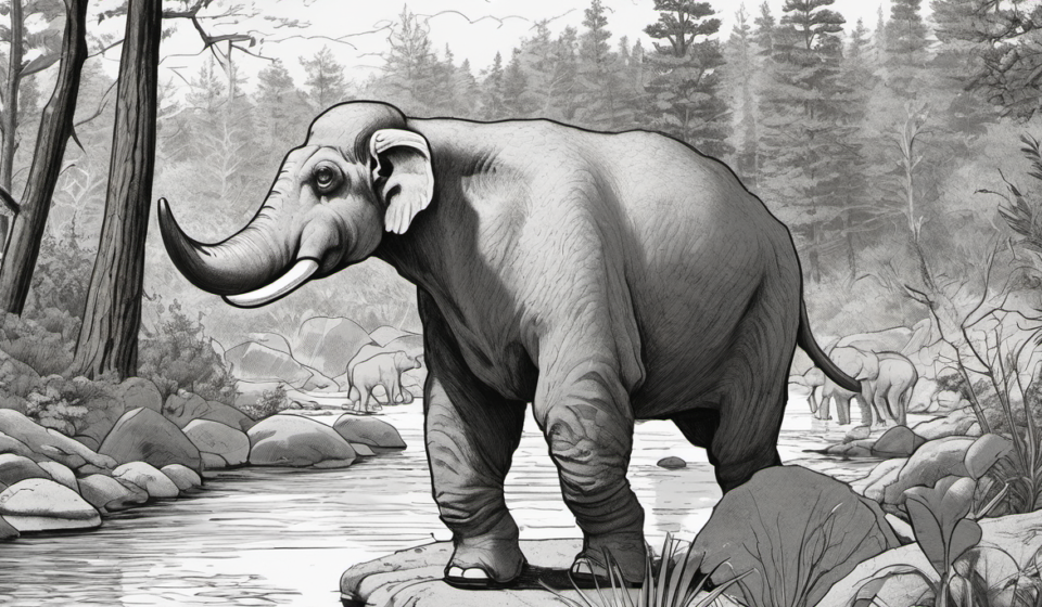 Mastodon Molar Unearthed in San Mateo Creek Sparks Rare Paleontological Find — AI-generated editorial illustration