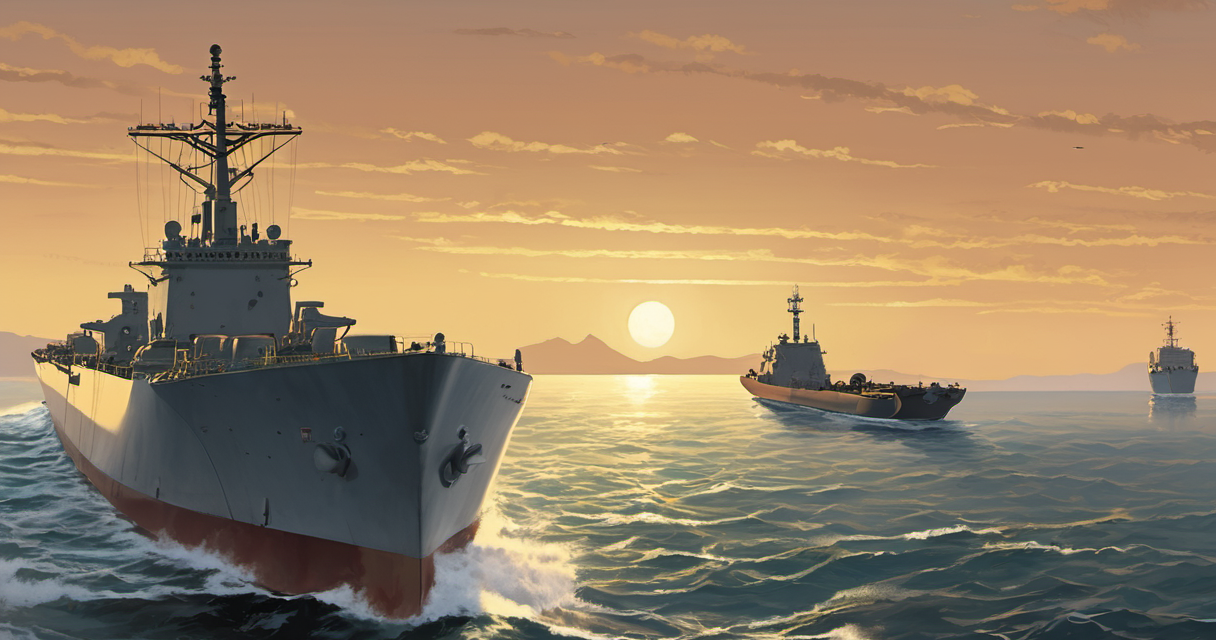 U.S. Secures Massive Oil Flow Through Strait of Hormuz Amid Market Turmoil — AI-generated editorial illustration
