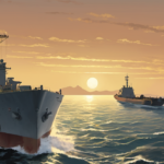 U.S. Secures Massive Oil Flow Through Strait of Hormuz Amid Market Turmoil — AI-generated editorial illustration