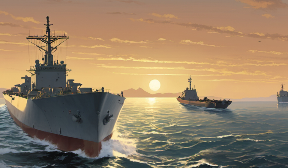 U.S. Secures Massive Oil Flow Through Strait of Hormuz Amid Market Turmoil — AI-generated editorial illustration