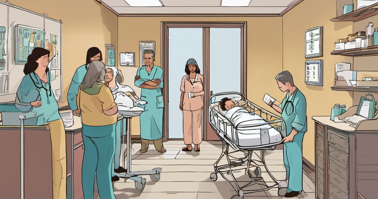 Surrogate McKenna West’s Newborn Sparks Legal Battle — AI-generated editorial illustration