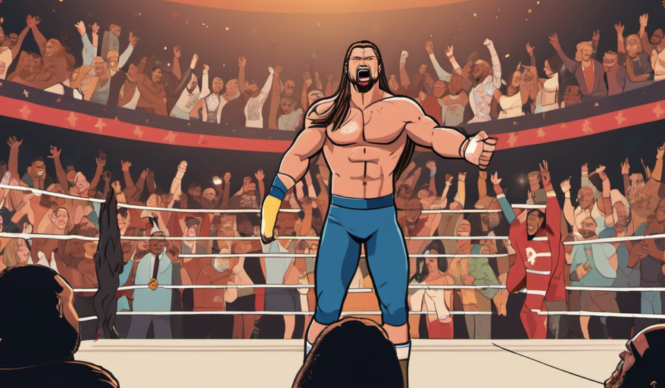 Bayley Marks 18 Years in WWE, Reflects on Her Career Milestone — AI-generated editorial illustration