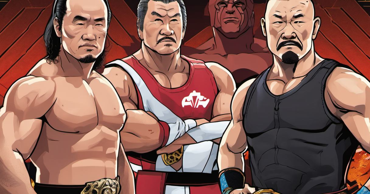 Dragon Lee’s WWE Contract Nears End, Possible AEW Collaboration? — AI-generated editorial illustration