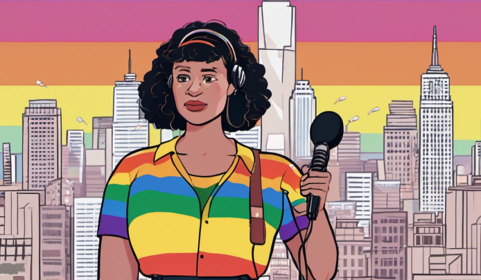 D. Smith Announces Detransition After 12 Years as Trans Woman — AI-generated editorial illustration