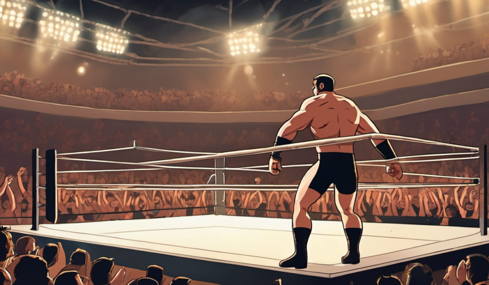 Mike Bailey Calls AEW Wrestling a Live Action Movie Experience — AI-generated editorial illustration
