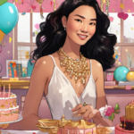 Lily Chee Celebrates 23rd Birthday with Hot Shots and Glamorous Photos — AI-generated editorial illustration